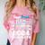 Proud DAD Of A 5th Grade Graduate 2024 Elementary Graduation Comfort Color Blast T-Shirt Clay