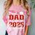 Proud Dad Of a Class Of 2025 Graduate For Graduation Comfort Color Blast T-Shirt Clay