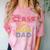 Proud Dad Of A Class Of 2034 Graduate Senior Graduation Comfort Color Blast T-Shirt Clay