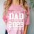 Proud Dad Graduation Senior 23 Grad Class Of 2023 Comfort Color Blast T-Shirt Clay