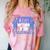Proud Dad Of Two 2019 Graduates Twin Papa Graduation Comfort Color Blast T-Shirt Clay