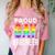 Proud Gay Engineer LGBTQ Rainbow Engineering Graduation Comfort Color Blast T-Shirt Clay