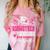 Proud Godmother Of 5th Grade Graduate 2025 Family Graduation Comfort Color Blast T-Shirt Clay