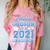 Proud Godson Of a 2021 Graduate School Graduation Family Comfort Color Blast T-Shirt Clay