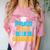 Proud Graduation Dad Father Of Graduates Comfort Color Blast T-Shirt Clay