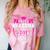 Proud Grandma Of a 2018 Grad Graduation Family Comfort Color Blast T-Shirt Clay