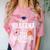Proud Grandma Of 2025 Basketball Senior Graduation Day Comfort Color Blast T-Shirt Clay