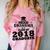 Proud Grandma Of A Class Of 2018 Tee Graduate Graduation Z1 Comfort Color Blast T-Shirt Clay