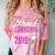 Proud GRANDMA Of A Class 2019 Senior Graduation Comfort Color Blast T-Shirt Clay