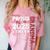 Proud Grandma Of A Class Of 2025 Senior Graduation 25 Comfort Color Blast T-Shirt Clay