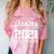 Proud Grandma Graduation Senior 21 Grad Class Of 2021 Comfort Color Blast T-Shirt Clay