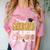 Proud Grandma Of Senior 2026 Graduate Family Graduation 2026 Comfort Color Blast T-Shirt Clay