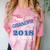 Proud Grandpa Of 2018 Senior T-Shirt Student Graduation Comfort Color Blast T-Shirt Clay