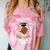 Proud Grandpa Of a 2026 Football Senior Graduation Comfort Color Blast T-Shirt Clay