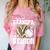 Proud Grandpa Of A 2026 Senior Baseball Graduation Leopard Comfort Color Blast T-Shirt Clay