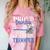 Proud Grandpa Of a State Trooper Police Officer Graduation Comfort Color Blast T-Shirt Clay