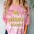 Proud Grandpa Of Two 2025 Graduates Graduation Family Comfort Color Blast T-Shirt Clay