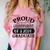 Proud Grandparent Of A Class Of 2024 Graduate Graduation Comfort Color Blast T-Shirt Clay