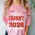 Proud Granny Of A Class Of 2026 Graduate Senior Graduation Comfort Color Blast T-Shirt Clay