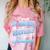 Proud Lil Brother Of 2025 Graduate College Shirt Graduation Comfort Color Blast T-Shirt Clay
