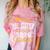 Proud Lil Sister Of a Class Of 2026 Graduate For Graduation Comfort Color Blast T-Shirt Clay