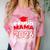 Proud Mama Of A 2026 Graduate Class Of 2026 Mom Graduation Comfort Color Blast T-Shirt Clay