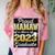 Proud Mamaw Of 2023 Graduate Class 2023 Graduation Family Comfort Color Blast T-Shirt Clay