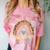 Proud Mimi Of a Class Of 2022 Graduate Graduation Rainbow Comfort Color Blast T-Shirt Clay