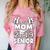 Proud Mom Of A 2019 Senior School Graduation Shirt Comfort Color Blast T-Shirt Clay