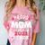 Proud Mom Of a 2021 Senior Year School Graduation Party Comfort Color Blast T-Shirt Clay