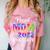 Proud Mom Of a 2022 Graduate Matching Tie Dye Graduation Comfort Color Blast T-Shirt Clay