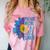 Proud Mom Of a 2022 Senior Shirt Graduation 2022 Women's Comfort Color Blast T-Shirt Clay