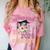 Proud Mom Of a 2024 Graduate Floral Flower Family Graduation Comfort Color Blast T-Shirt Clay