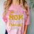Proud Mom Of A 2025 Graduate Senior Class Of 2025 Graduation Comfort Color Blast T-Shirt Clay