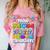 Proud MOM Of a 2025 PRE-K Graduate -Graduation Comfort Color Blast T-Shirt Clay