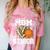 Proud Mom Of A 2026 Senior Basketball Graduation Leopard Comfort Color Blast T-Shirt Clay
