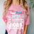 Proud MOM Of A 8th Grade Graduate 2025 Elementary Graduation Comfort Color Blast T-Shirt Clay