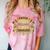 Proud Mom Graduation Of 8th Grade Graduate Comfort Color Blast T-Shirt Clay