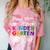 Proud Mom Of A Kindergarten Grad Shirt Graduation Comfort Color Blast T-Shirt Clay