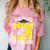 Proud Mom Of a Softball Senior Class Of 2026 Graduation Comfort Color Blast T-Shirt Clay
