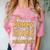 Proud Mommy Of A 2026 College Graduate Shirt Graduation Comfort Color Blast T-Shirt Clay