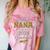 Proud Nana Of a 2025 Graduate Senior Graduation Women Premium Tri-Blend Comfort Color Blast T-Shirt Clay