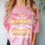 Proud Nanny Of Two 2023 Graduate Class 2023 Graduation Comfort Color Blast T-Shirt Clay
