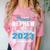 Proud Nephew Of 3rd Grade Graduate 2023 Graduation Family Comfort Color Blast T-Shirt Clay
