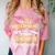 Proud Poppy Of Two 2023 Graduate Class 2023 Graduation Comfort Color Blast T-Shirt Clay