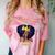 Proud Queen PhD Doctorate Degree Graduation T-Shirt Comfort Color Blast T-Shirt Clay