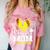 Proud Senior Mom Class Of 2026 Softball Graduation Heart Comfort Color Blast T-Shirt Clay