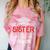 Proud Sister Of a 2019 Senior Graduation Family Comfort Color Blast T-Shirt Clay