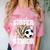 Proud Sister Of A 2026 Senior Soccer Graduation Leopard Comfort Color Blast T-Shirt Clay
