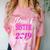 Proud SISTER Of A Class 2019 Senior Tshirt Graduation Comfort Color Blast T-Shirt Clay